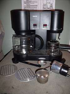 KRUPS HOUSEHOLD EXPRESSO CAPPUCCINO MAKER TYPE 865 COMPLETE W/ MANUAL 