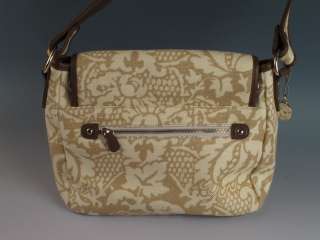 Spartina 449 Daufuskie Island Linen & Leather Purse Handbag Bag  