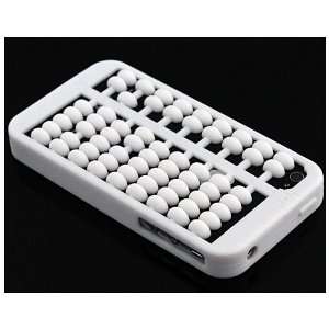 Chinese style Abacus Silicone Gel Soft Case Cover For iPhone 4S 4 4G 