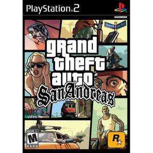 Grand Theft Auto San Andreas Pre owned for Sony PlayStation 2 