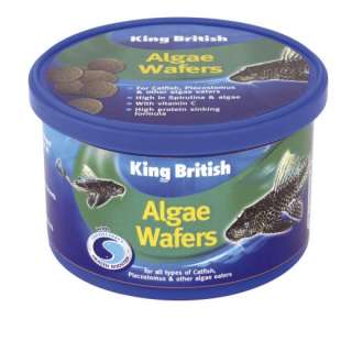 KING BRITISH ALGAE WAFERS   TABLET FOOD   40g   FOR ALL ALGAE EATERS 