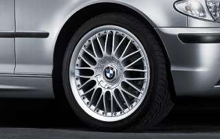 1x BMW Genuine Alloy Wheel 18 Cross Spoke 101 Rim E46 3 Series 