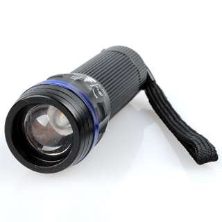 Zoom Adjustable Focus 3 Mode AAA Led Flashlight Torch Camping Light