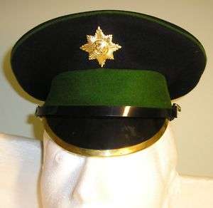 IRISH GUARDS NO 1 & 2 DRESS PEAK CAP/HAT/FORAGE  