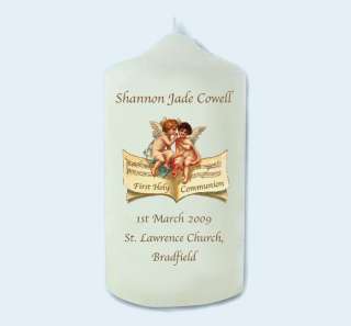 Personalised Ist Holy Communion/Confirmation Candle E17  