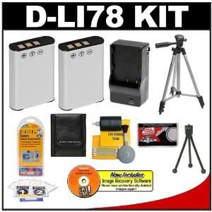  (2) CTA D LI78 Rechargeable Li ion Batteries + Mini 