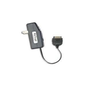  Emerge Retractable iPod Wall Outlet Power Charger (Black 