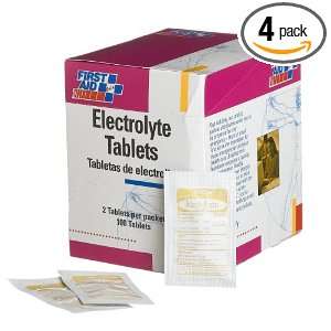 First Aid Only Electrolyte Tablets, 50 2 packs, 100 Count Boxes (Pack 