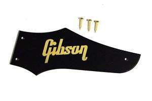   Gibson Firebird Truss Rod Cover black with gold foil