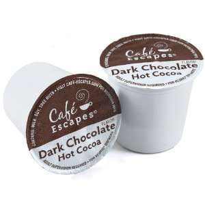 Keurig Cafe Escapes Dark Chocolate Hot Cocoa K Cups, 24 Pack  