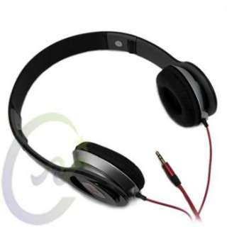   Quality Stereo Headphones Earphone Black Headset For DJ PSP  MP4 PC