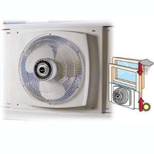  Lasko Electrically Reversible Window Fan, 16 Inches, 2155A 