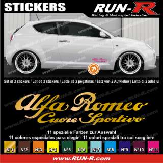 Alfa Romeo on Adesivi Alfa Romeo Mito 147 Gta 159 Giulietta Sticker