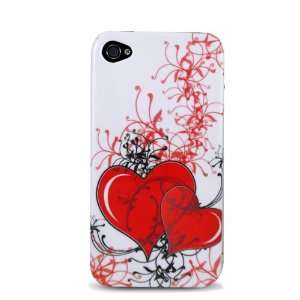   Black Flower Vines Design Snap On Cover Hard Case Cell Phone Protector