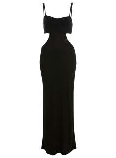 Petite Black Cutout Maxi Dress   View All   Miss Selfridge