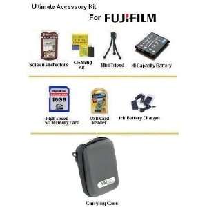  Ultimate Accessory Kit For Fuji Fujifilm JZ300 JX250 JV100 