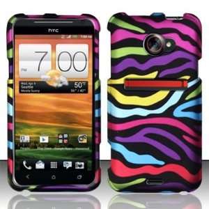  Cell Phone Case Cover Skin for HTC Evo 4G LTE (Rainbow 
