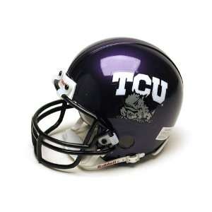 Texas Christian Horned Frogs Miniature Replica NCAA Helmet w/Z2B Mask 