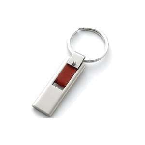  Brown / Silver Leather Key Chain 