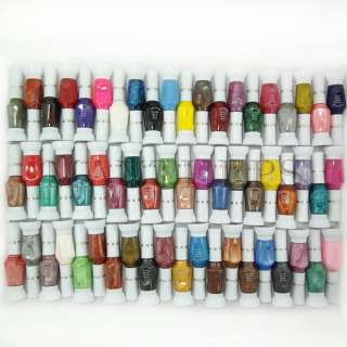 60 Nail Art Color Varnish Polish Pen 2 Way Paint Brush  