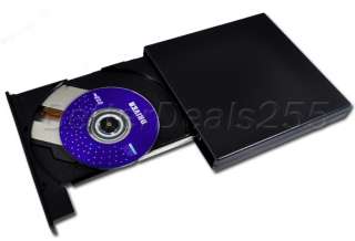 USB 2.0 External Slim Portable Optical DVD RW Drive For Laptop PC