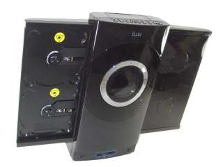 AS IS ILUV IMM9400 VERTICLE CD/ IPOD SPEAKER AUDIO SYSTEM  