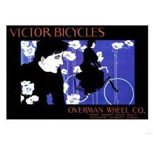 Boston, Massachusetts   Victor Bicycles Overman Wheel Promo Poster 