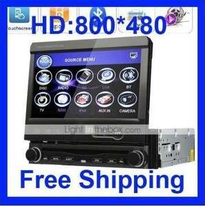 For Sale 7In dash Car DVD CD Mp3 Radio BT Ipod Player HD Detachable 