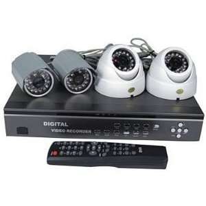  Economy   4 Channel DVR Complete System: Camera & Photo