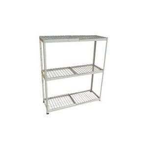 METAL POINT PLUS Steel Shelving Unit with Wire Shelves  