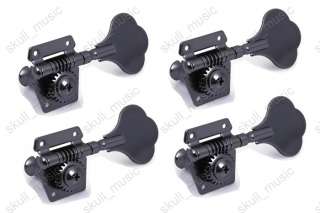 4R Black nickel Jazz P Bass Machine Heads Tuning Keys  