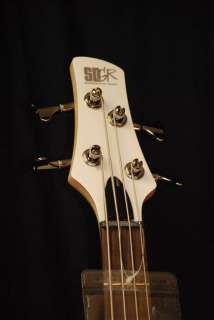   SR300 Metallic pearl white bass guitar w/ rosewood fretboard  