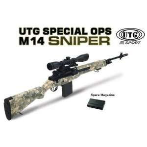  UTG M14 AEG Sniper Rifle FPS 340 Electric Airsoft Gun 