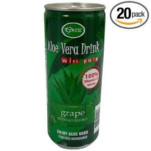 Epoca Aloe Vera Drink with Pulp, 8oz. can (20 cans per case)  