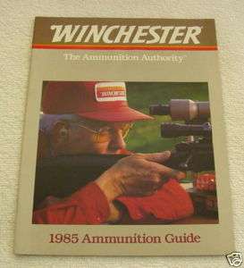 WINCHESTER AMMUNITION 1985 CATALOG BROCHURE GUN AMMO  