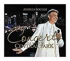 ANDREA BOCELLI CONCERTO ONE NIGHT IN CENTRAL PARK CD ALBUM 2011