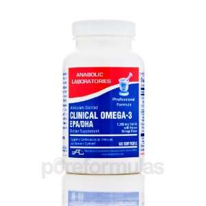 Anabolic Laboratories Clinical Omega 3 EPA/DHA 60 Softgels