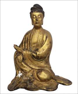 Antique Japanese Buddha Statue  