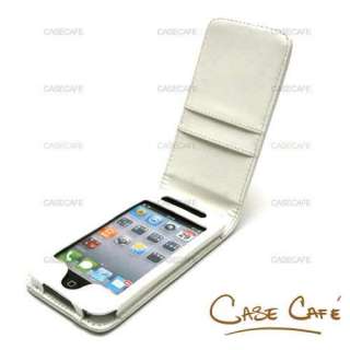 LEATHER FLIP CASE COVER APPLE IPOD TOUCH GEN 4 4TH 4G  