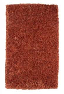 Rust Red Mix Modern Handmade Polyester Shag Area Rug  