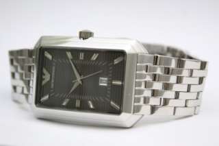 New Emporio Armani Men Classic Steel Date Watch AR0458  