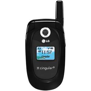 LG AT&T CG225 GREAT BLACK GSM FLIP PHONE  