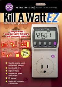 Kill a Watt EZ   Power Usage Meter, Power Factor 751549044603  