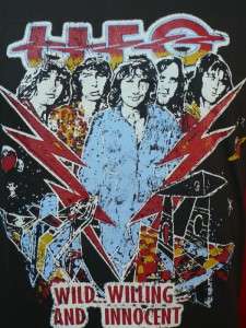 UFO English Heavy Metal Hard Rock Band T shirt Large  