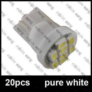   T10 White 8 3020 SMD Wedge Parking Tail Side Car Light Bulbs 194 168