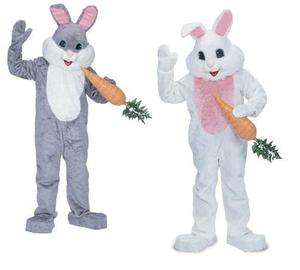   Unisex Supreme Deluxe Plush Easter Bunny Rabbit Mascot Theatre Costume