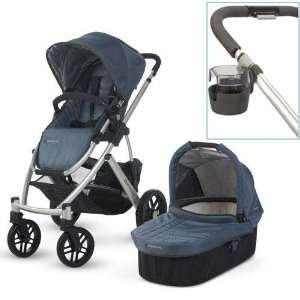    UPPAbaby 0112 COL Cole VISTA Stroller With Cup holder   Slate Baby
