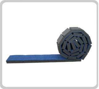   Cheerleading,Rollable Balance Beam 8  x 1x3/8 Carpet (Blue)  