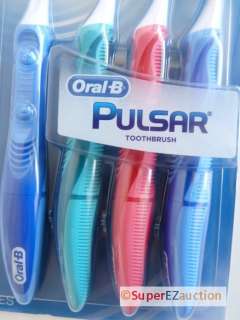 LOT OF 4 ORAL B PULSAR POWER TOOTHBRUSH TOOTHBRUSHES  