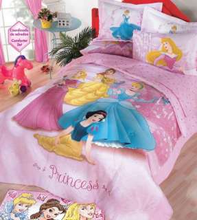 Girls Disney Princess Comforter Sheets Bedding Set Twin  